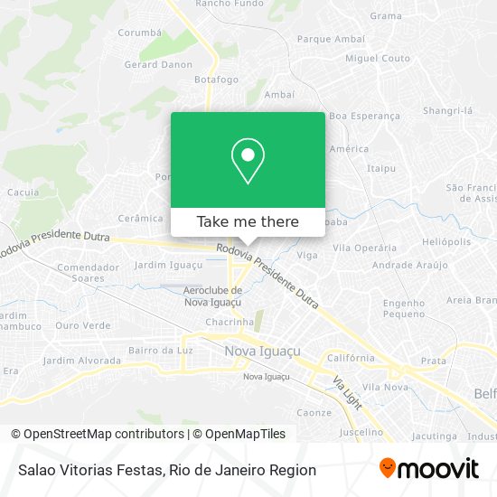 Salao Vitorias Festas map