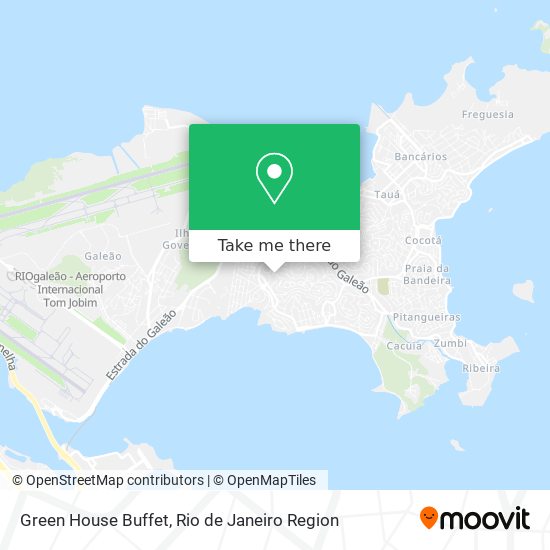 Mapa Green House Buffet
