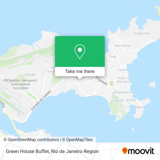 Green House Buffet map