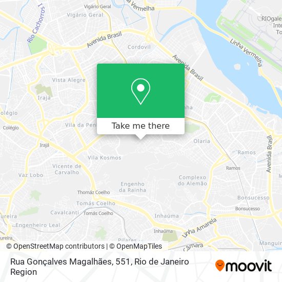 Rua Gonçalves Magalhães, 551 map