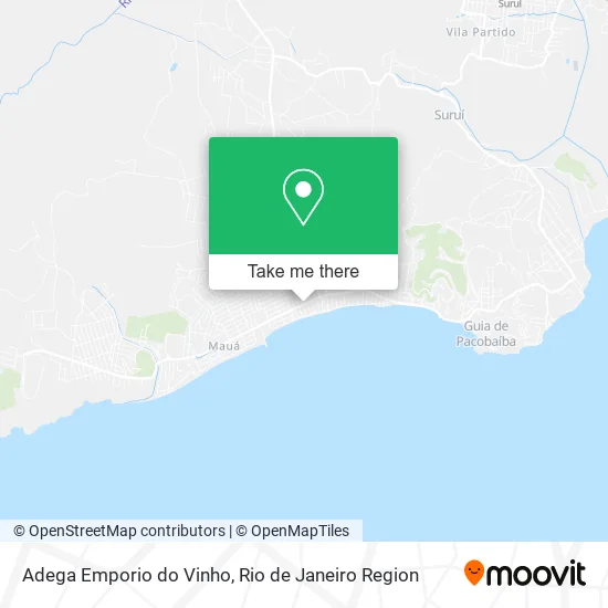 Adega Emporio do Vinho map