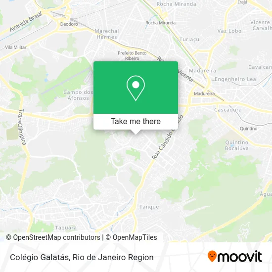Colégio Galatás map