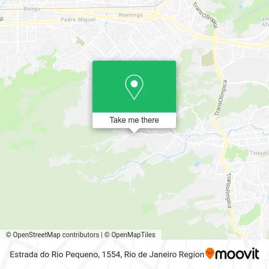 Estrada do Rio Pequeno, 1554 map