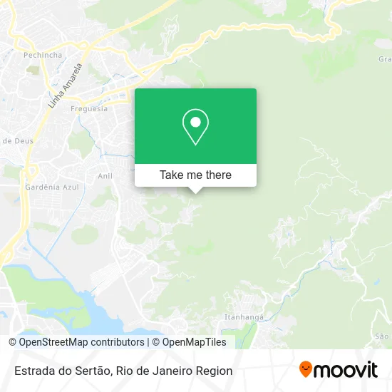 Estrada do Sertão map
