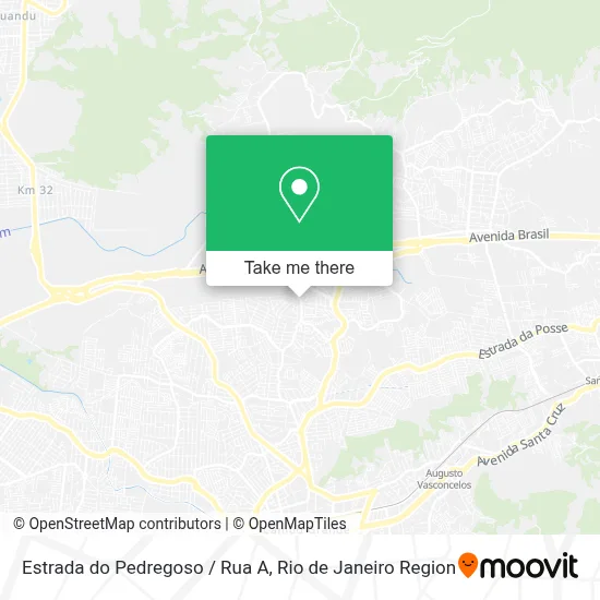 Estrada do Pedregoso / Rua A map