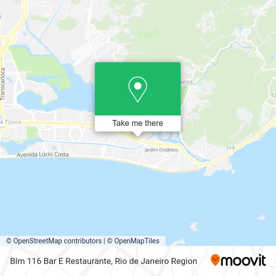 Blm 116 Bar E Restaurante map