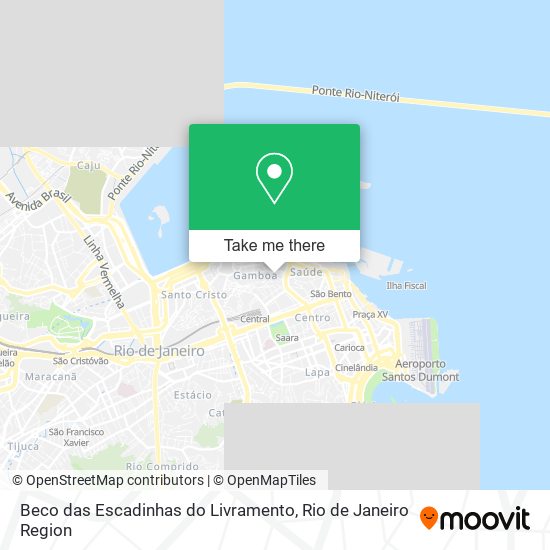 Beco das Escadinhas do Livramento map