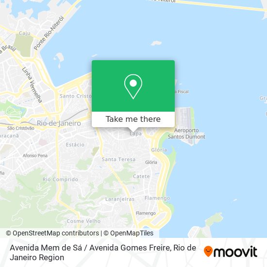 Avenida Mem de Sá / Avenida Gomes Freire map