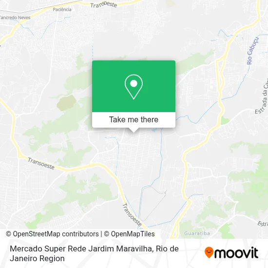 Mercado Super Rede Jardim Maravilha map