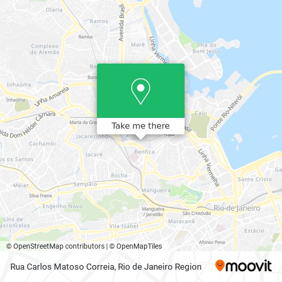 Mapa Rua Carlos Matoso Correia