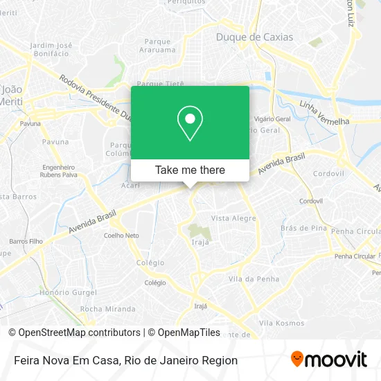 Feira Nova Em Casa map