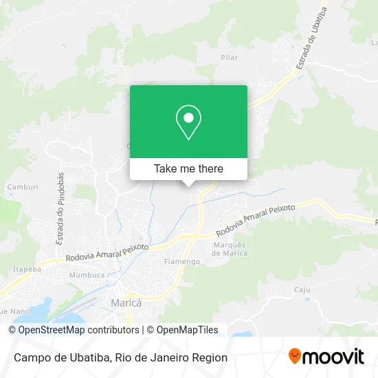 Campo de Ubatiba map