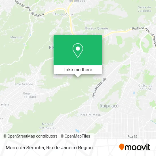 Morro da Serrinha map