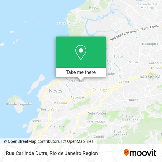 Rua Carlinda Dutra map