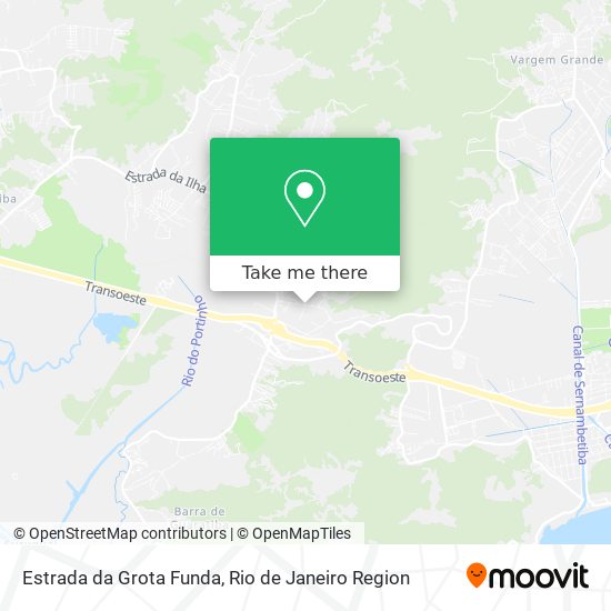 Estrada da Grota Funda map