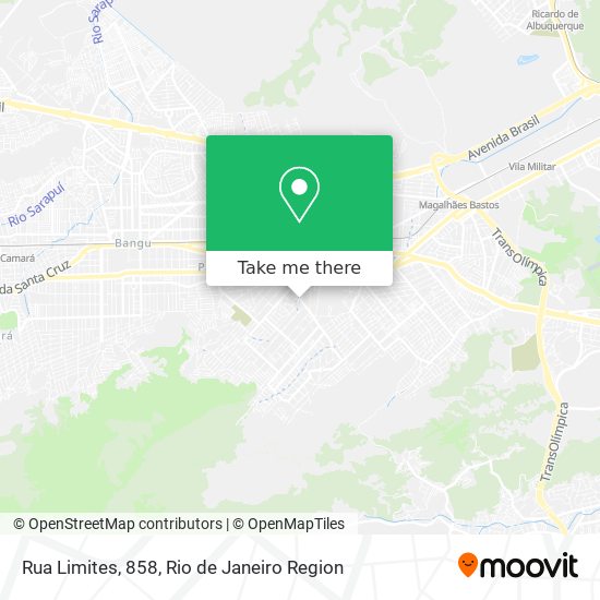 Rua Limites, 858 map