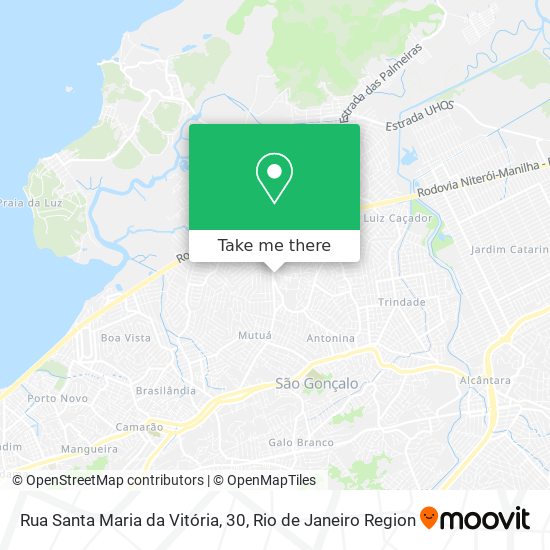 Rua Santa Maria da Vitória, 30 map