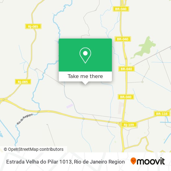 Estrada Velha do Pilar 1013 map