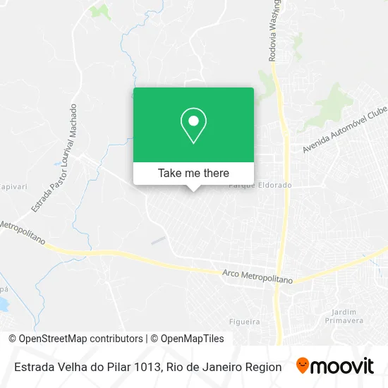 Estrada Velha do Pilar 1013 map