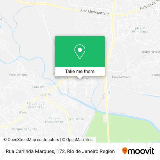 Rua Carlinda Marques, 172 map