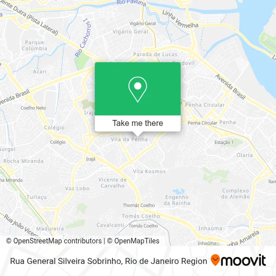 Rua General Silveira Sobrinho map