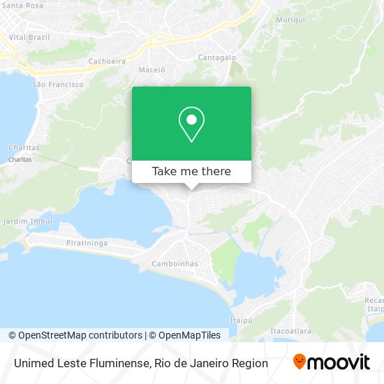 Unimed Leste Fluminense map