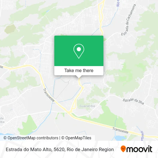 Estrada do Mato Alto, 5620 map