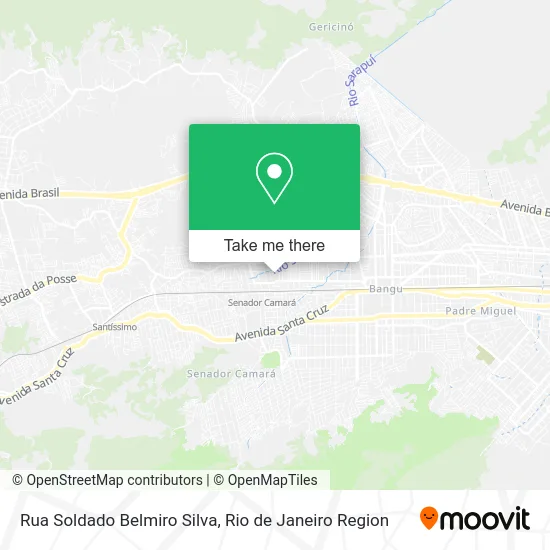 Rua Soldado Belmiro Silva map