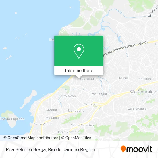 Rua Belmiro Braga map