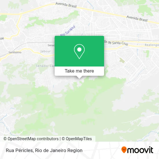 Rua Péricles map
