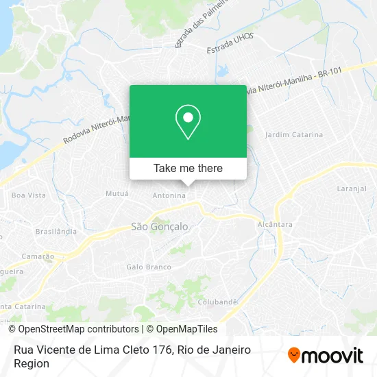 Rua Vicente de Lima Cleto 176 map