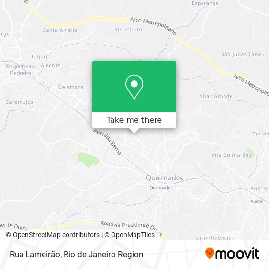 Rua Lameirão map