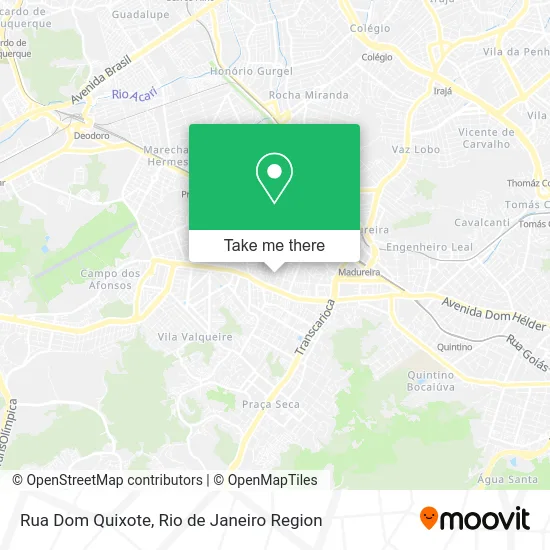 Rua Dom Quixote map