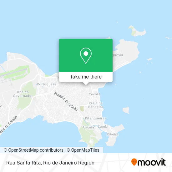 Rua Santa Rita map