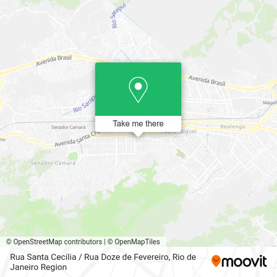 Rua Santa Cecília / Rua Doze de Fevereiro map