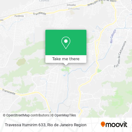 Travessa Itumirim 633 map