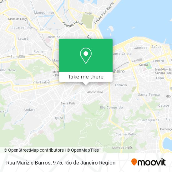 Mapa Rua Mariz e Barros, 975