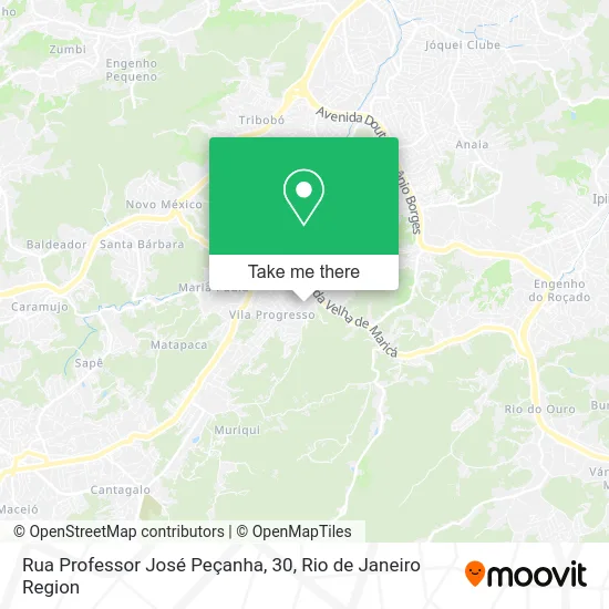 Rua Professor José Peçanha, 30 map
