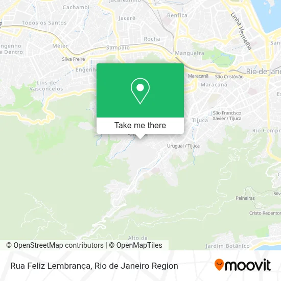 Rua Feliz Lembrança map