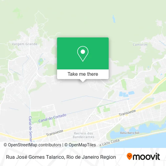 Rua José Gomes Talarico map