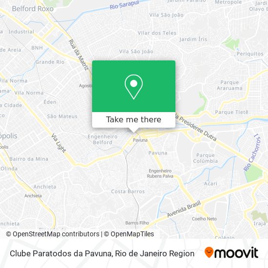 Clube Paratodos da Pavuna map