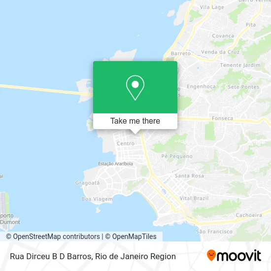 Rua Dirceu B D Barros map