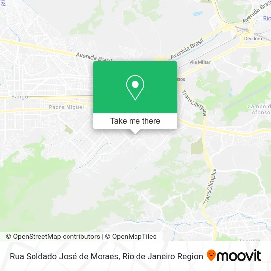 Rua Soldado José de Moraes map