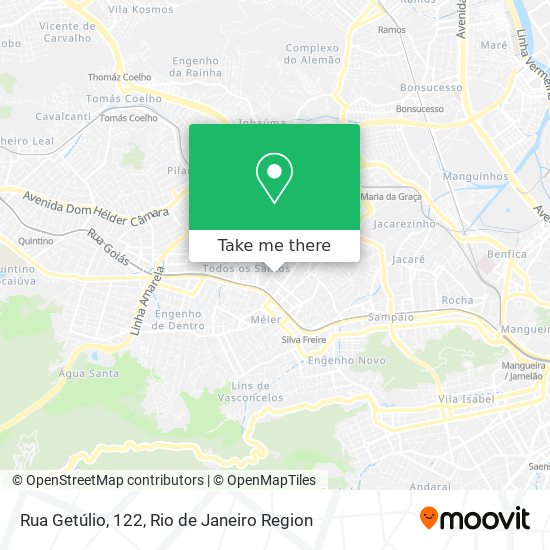 Mapa Rua Getúlio, 122