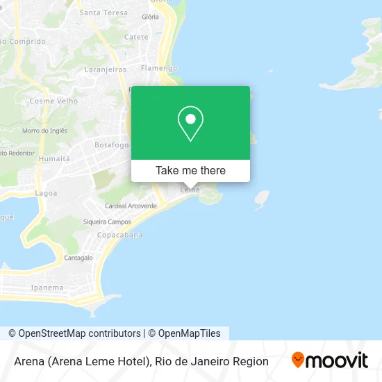 Arena (Arena Leme Hotel) map