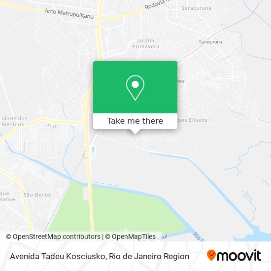 Avenida Tadeu Kosciusko map