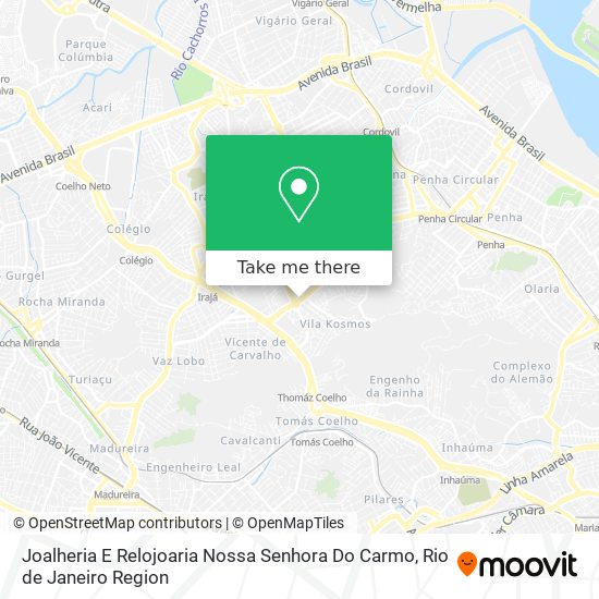 Joalheria E Relojoaria Nossa Senhora Do Carmo map