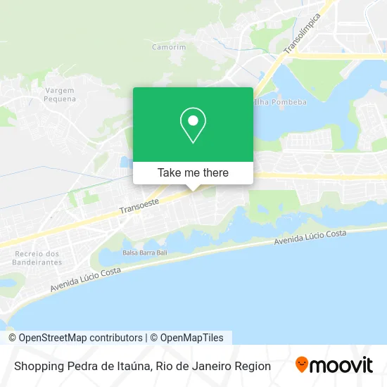 Shopping Pedra de Itaúna map