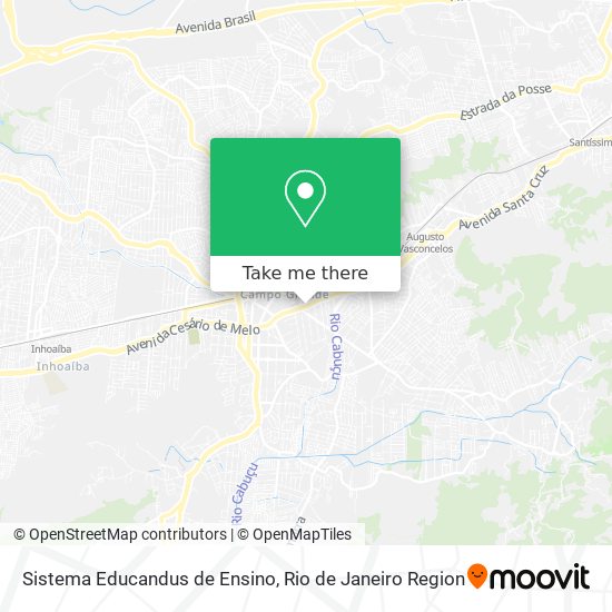 Mapa Sistema Educandus de Ensino