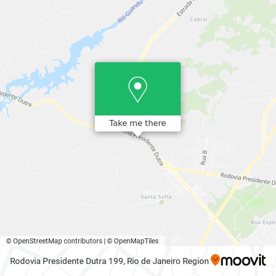 Rodovia Presidente Dutra 199 map